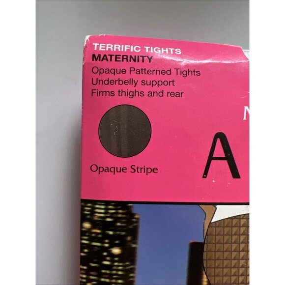 New Spanx Marvelous Mama Assets Shaping Tights in Opaque Stripe Size 3 Maternity - Picture 4 of 5